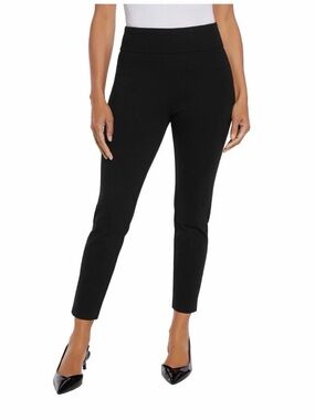 Express Black Ponte Fold-Over Waist Leggings Dress Pants